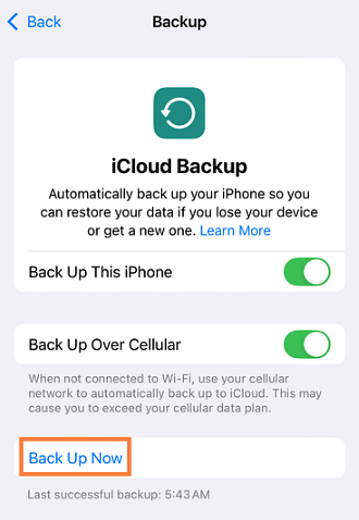 iCloud Backup