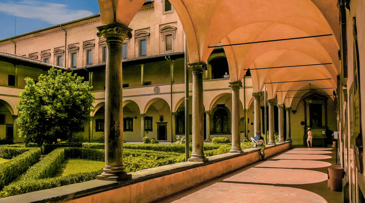 Courtyard in Museo di San Marco, Florence