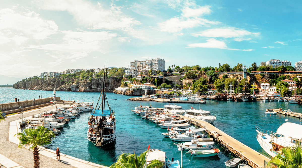 Marina in Antalya, Turkey