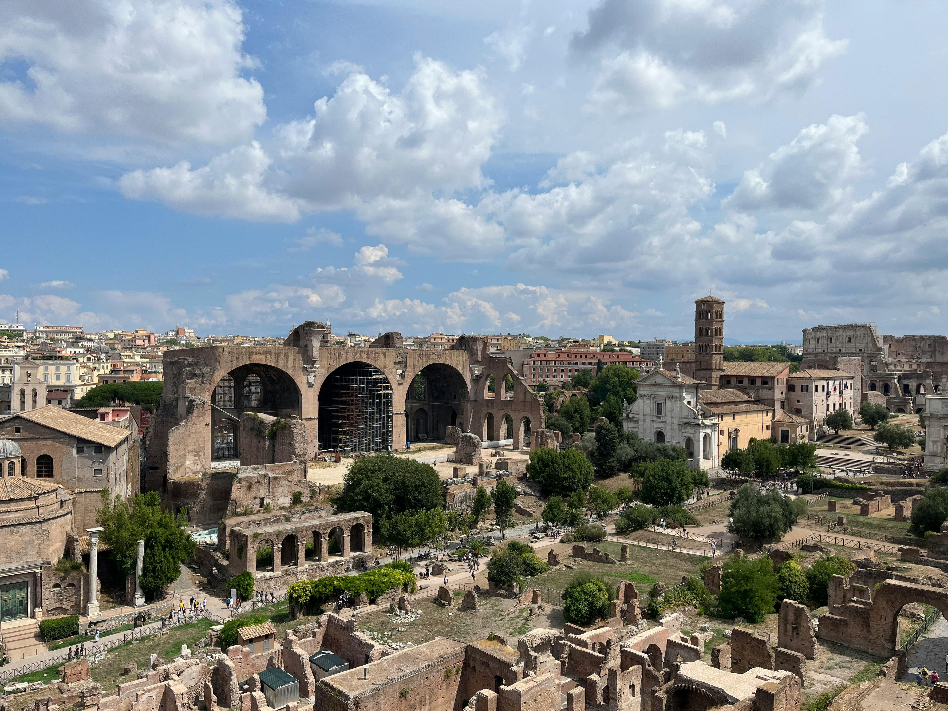 The Roman Forum in Rome, Italy