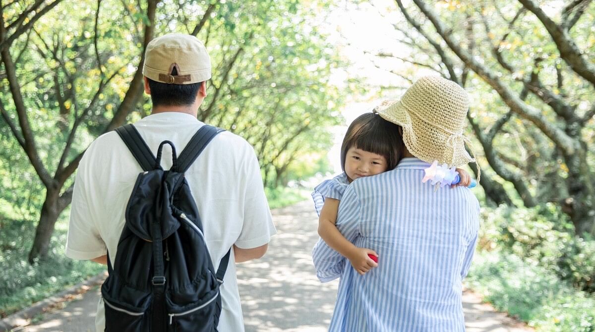 家族で公園