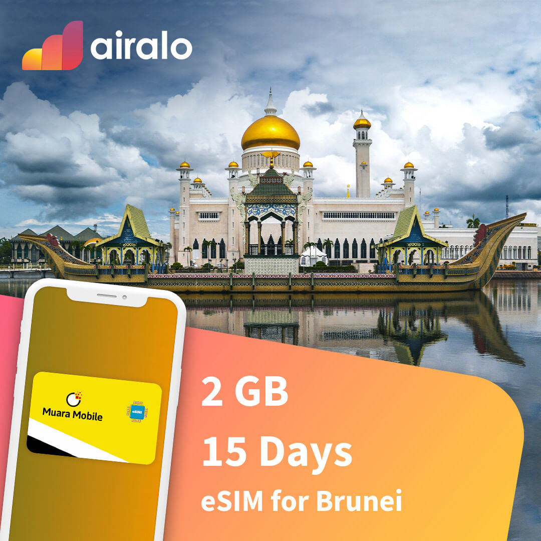 2 GB Brunei travel eSIM valid for 15 days