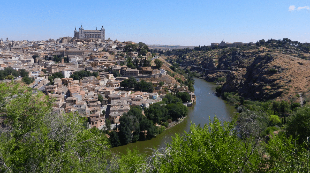 View of Toledo and the Tagus River, Spain