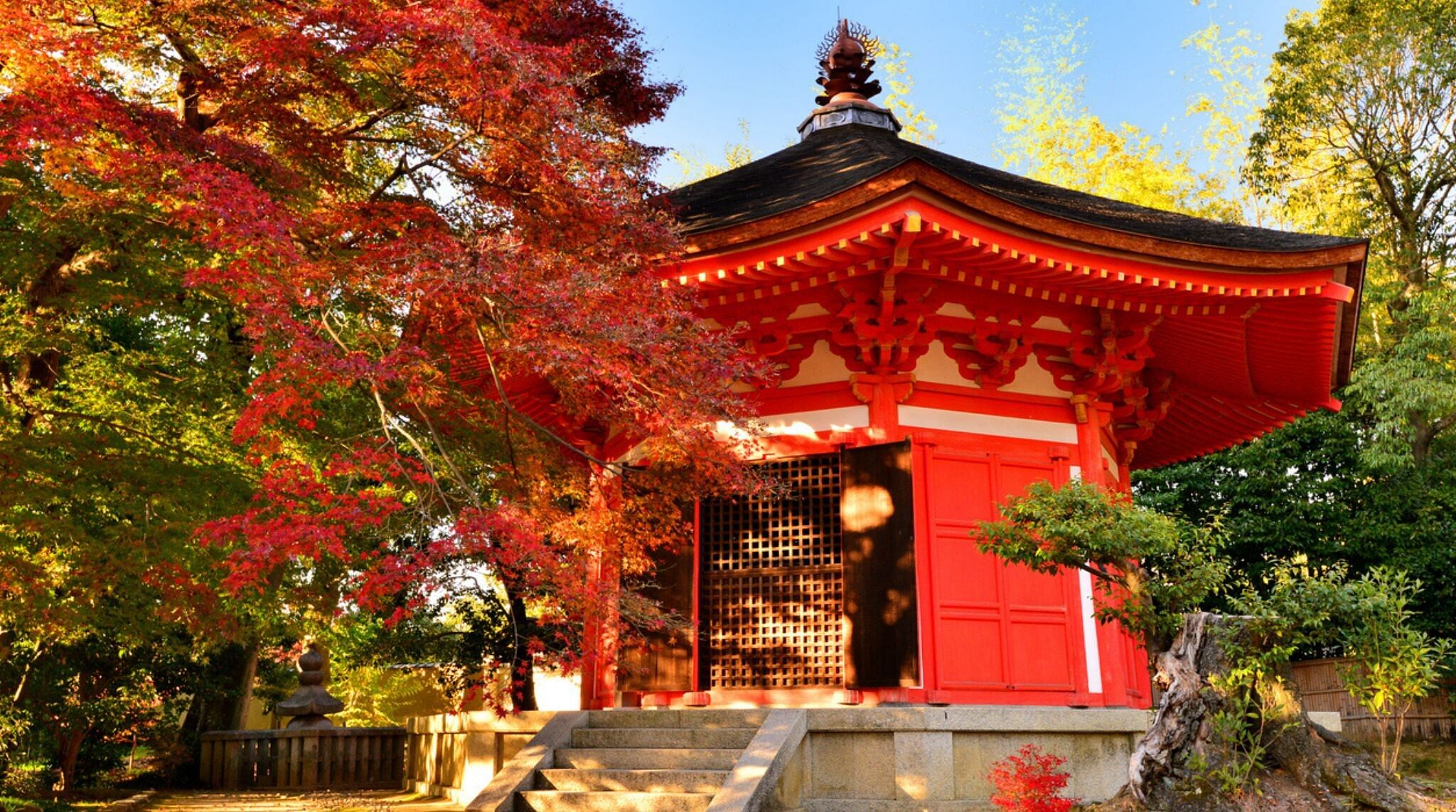illustration voyage au japon : temple Tofuku-ji, Kyoto