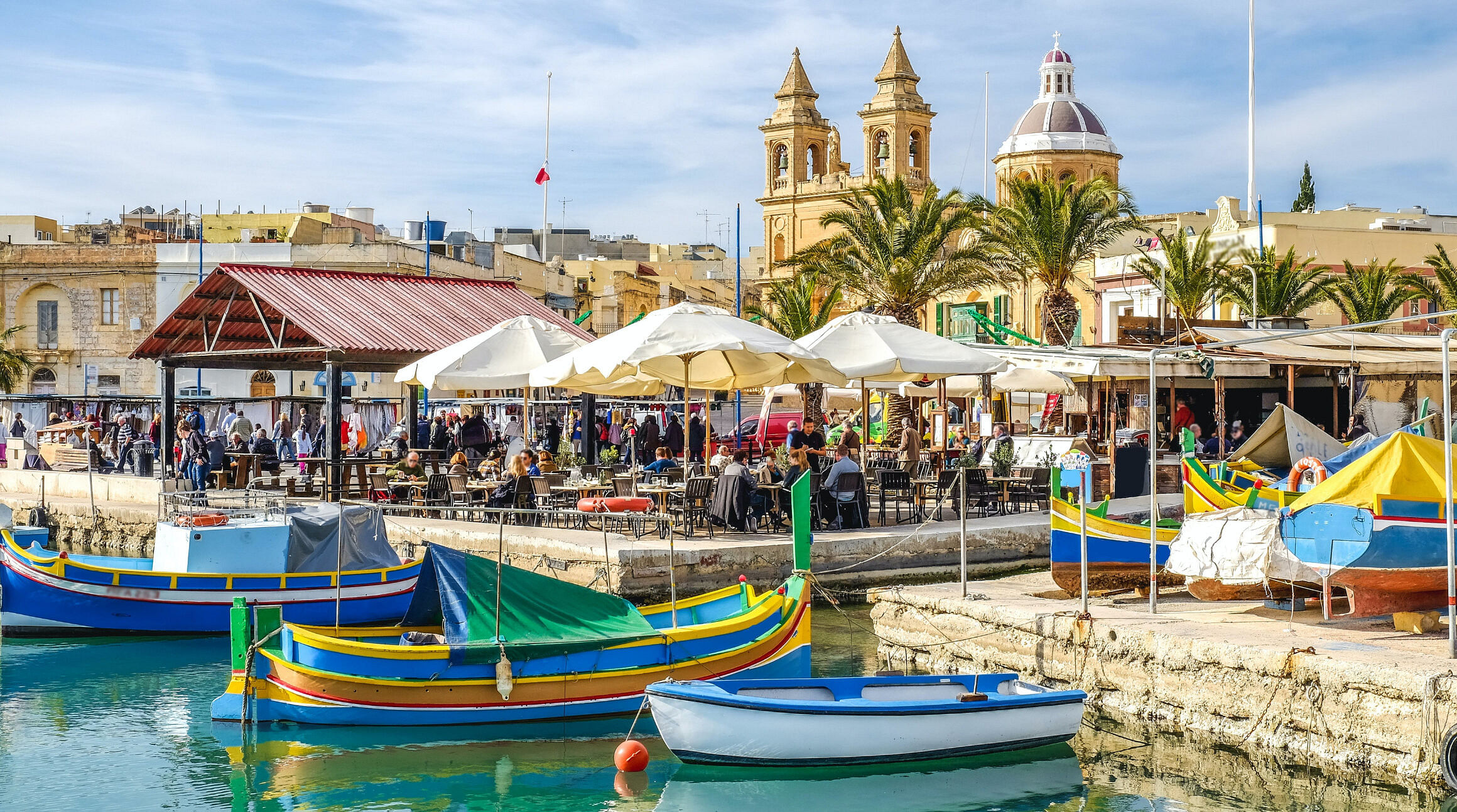 Harbour in Valletta, Malta