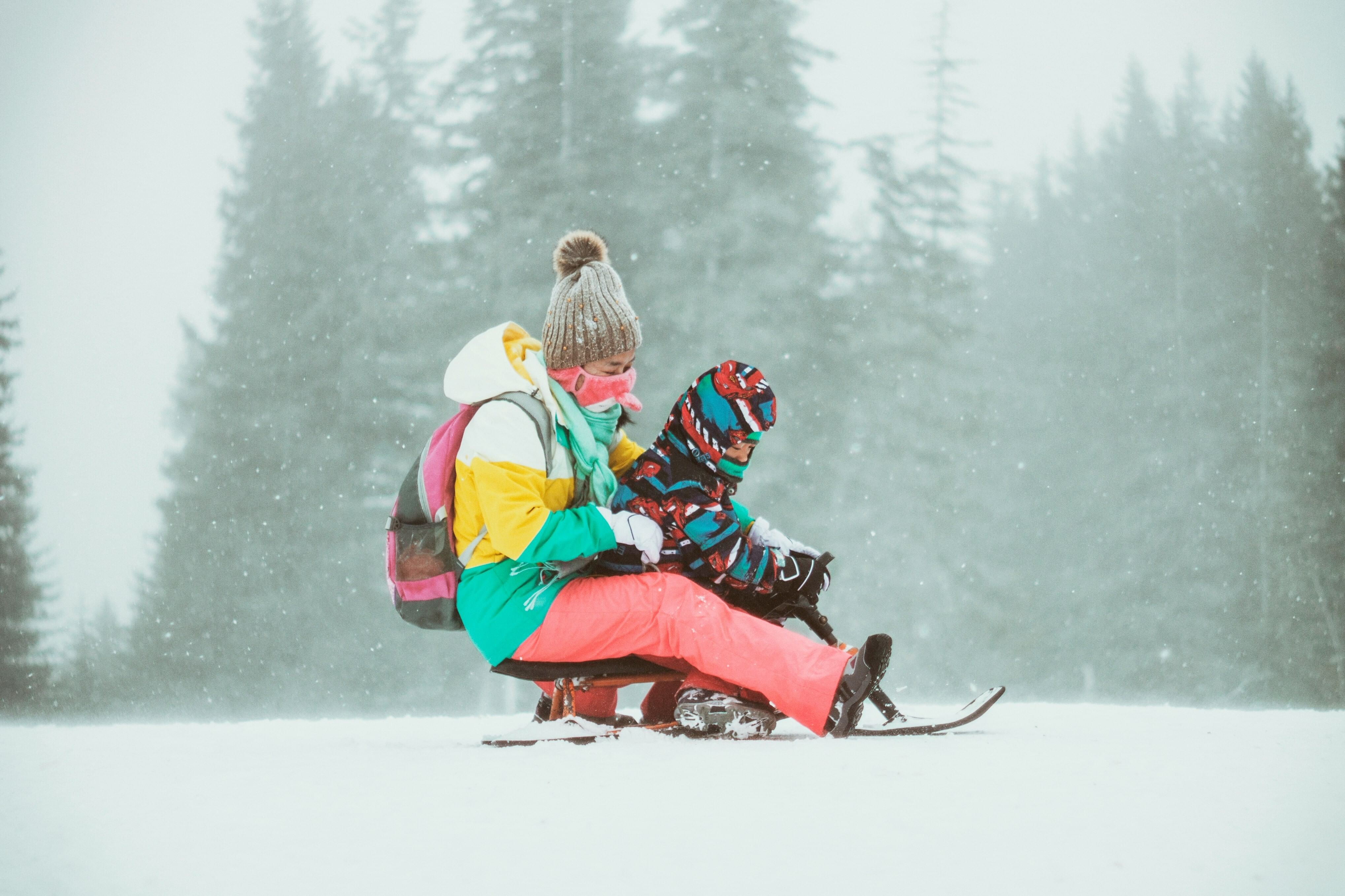 Family ski trip