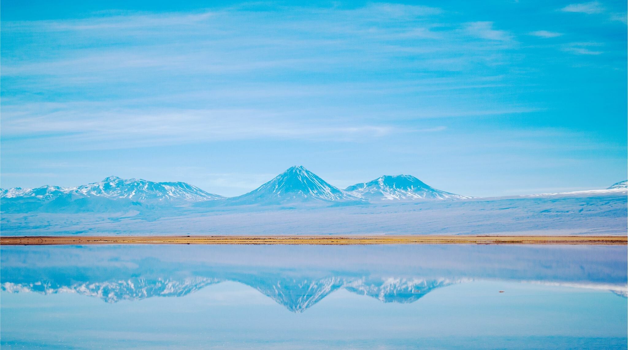 Laguna Altiplanicas no deserto do Atacama