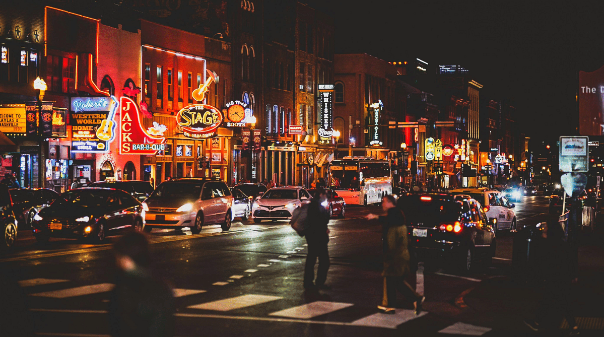 Neon lights in Nashville