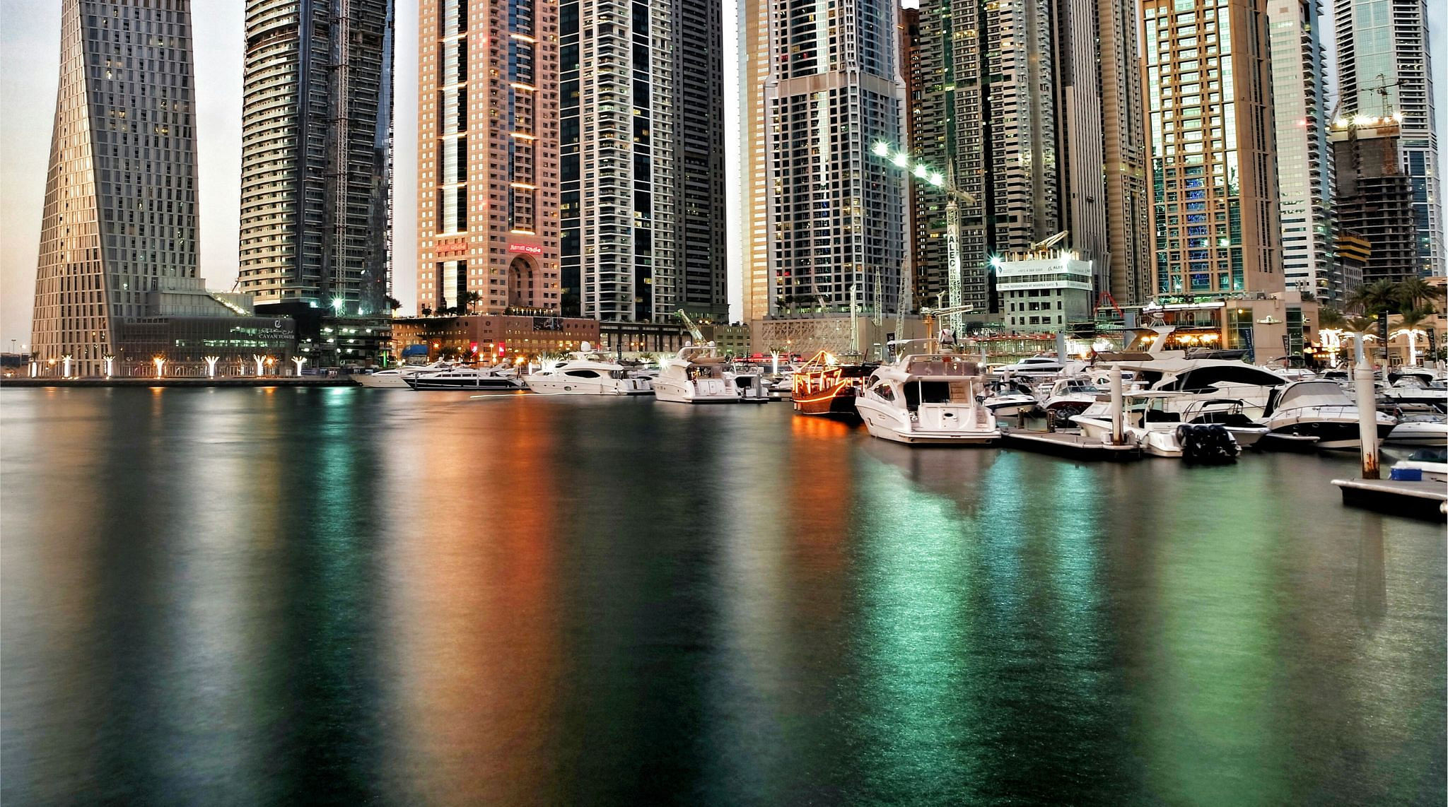 Dubai Marina in the UAE