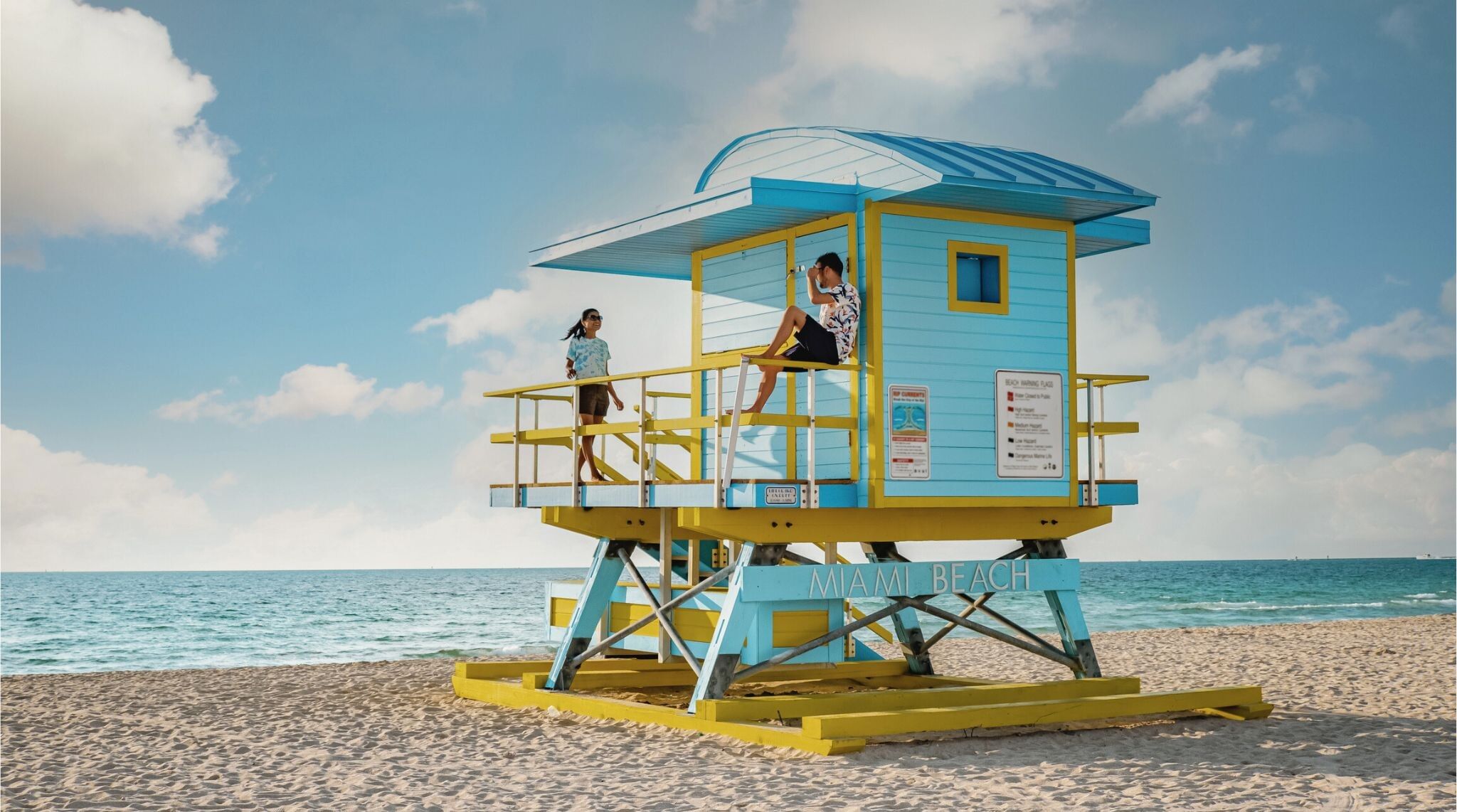 Vista de la playa de Miami Beach