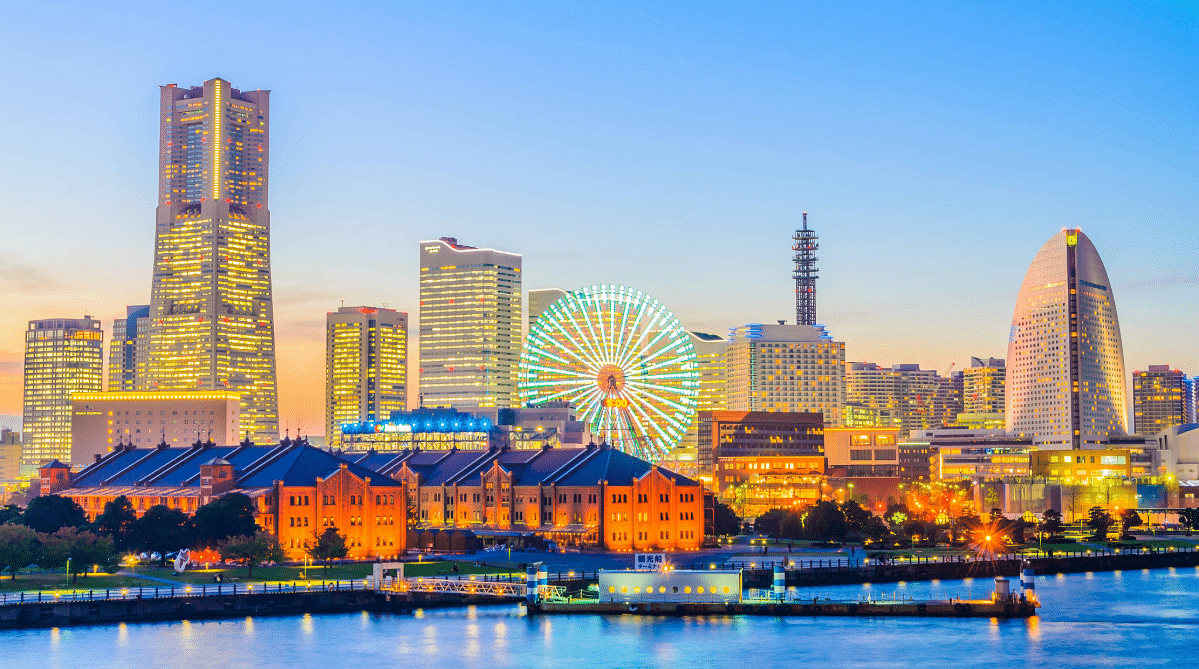Yokohama skyline, Japan