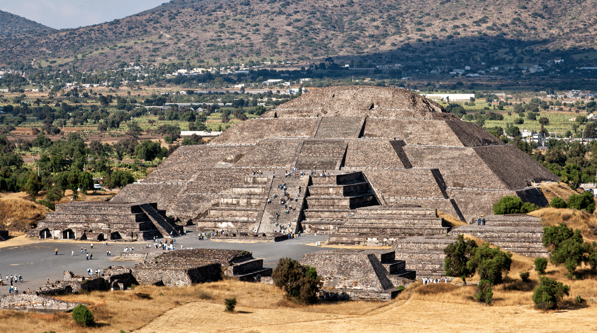 Pyramid of the Moon in Teotihuacán, Mexico