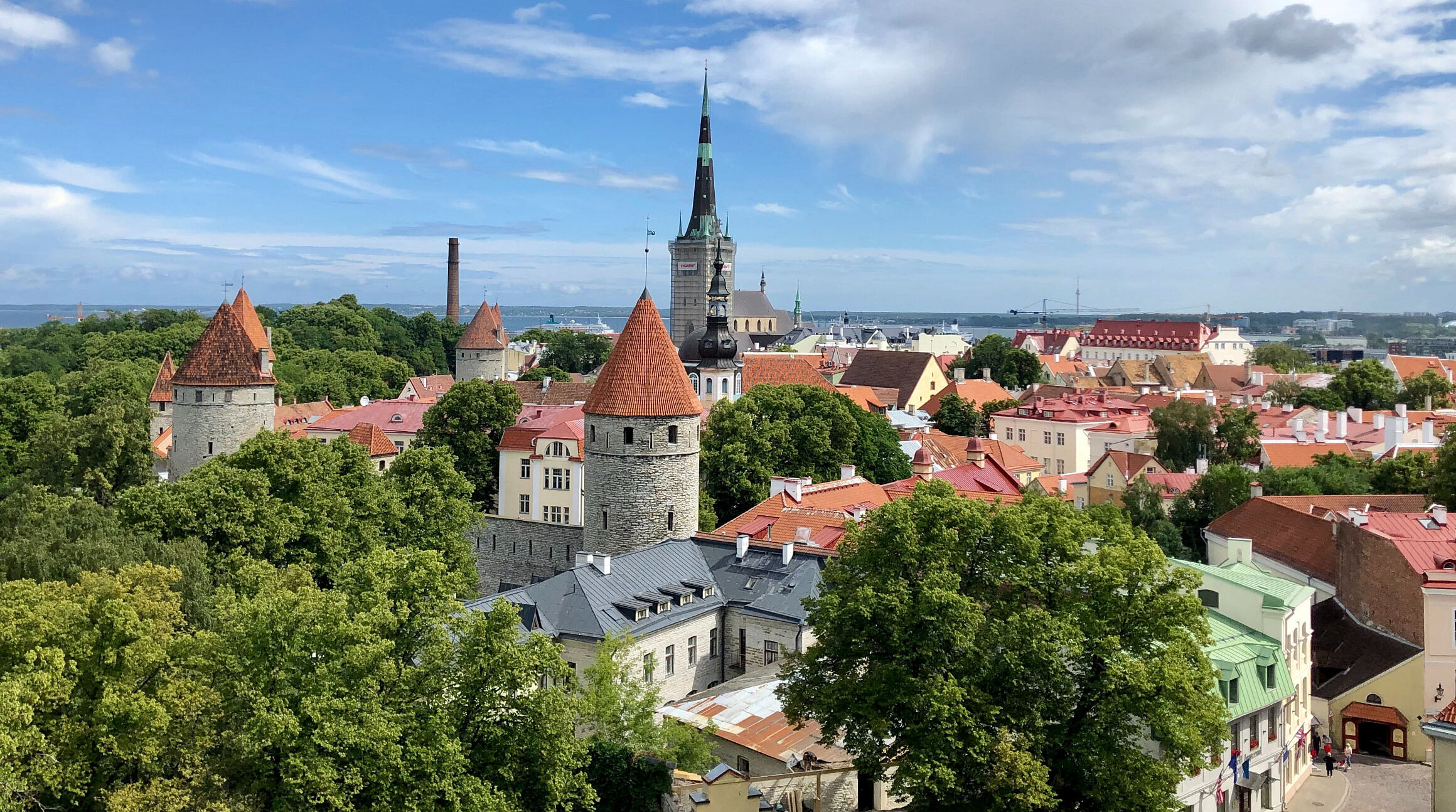 Estonia skyline