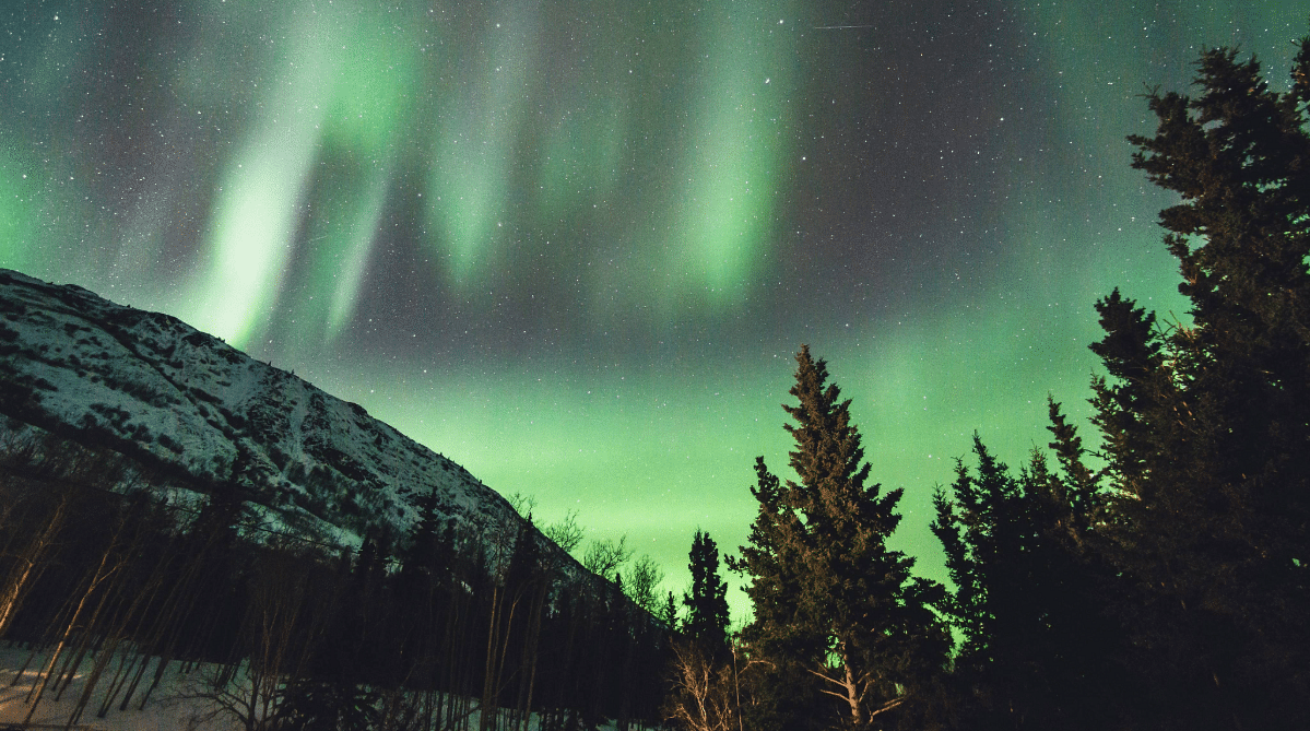 Northern Lights in the Yukon, Canada