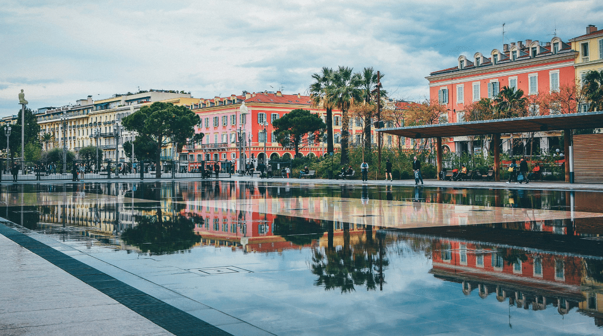 Square in Nice, France