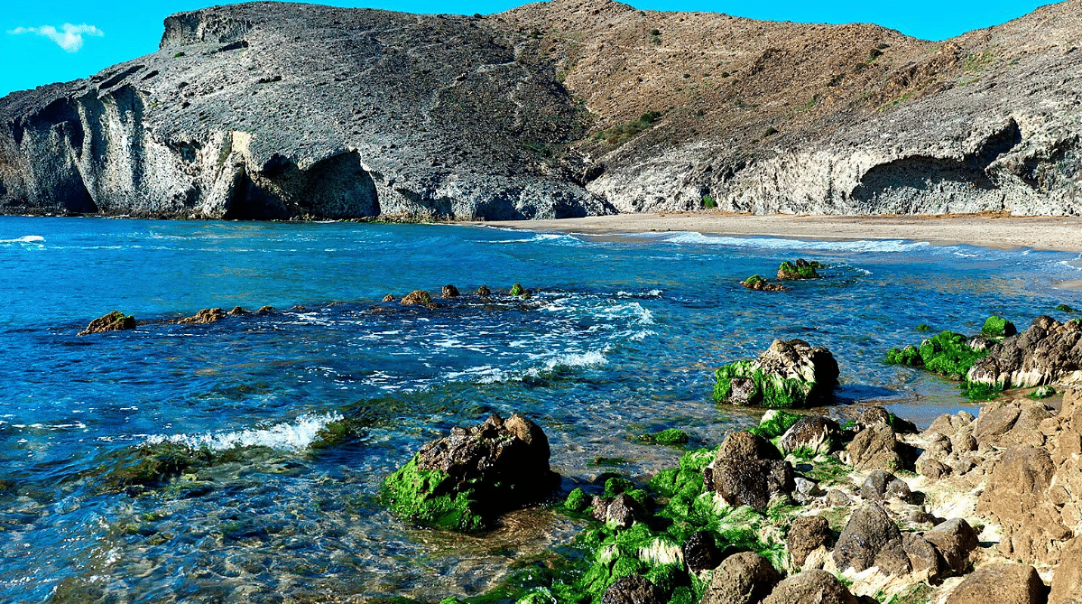 Beach in Natural Park of Cabo de Gata-Níjar, Spain