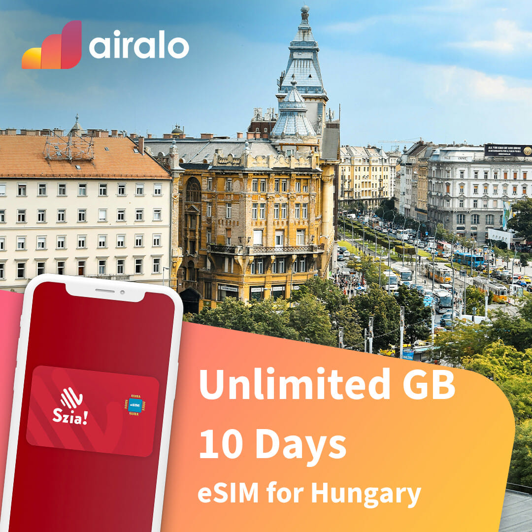 Unlimited GB Hungary travel eSIM valid for 10 days