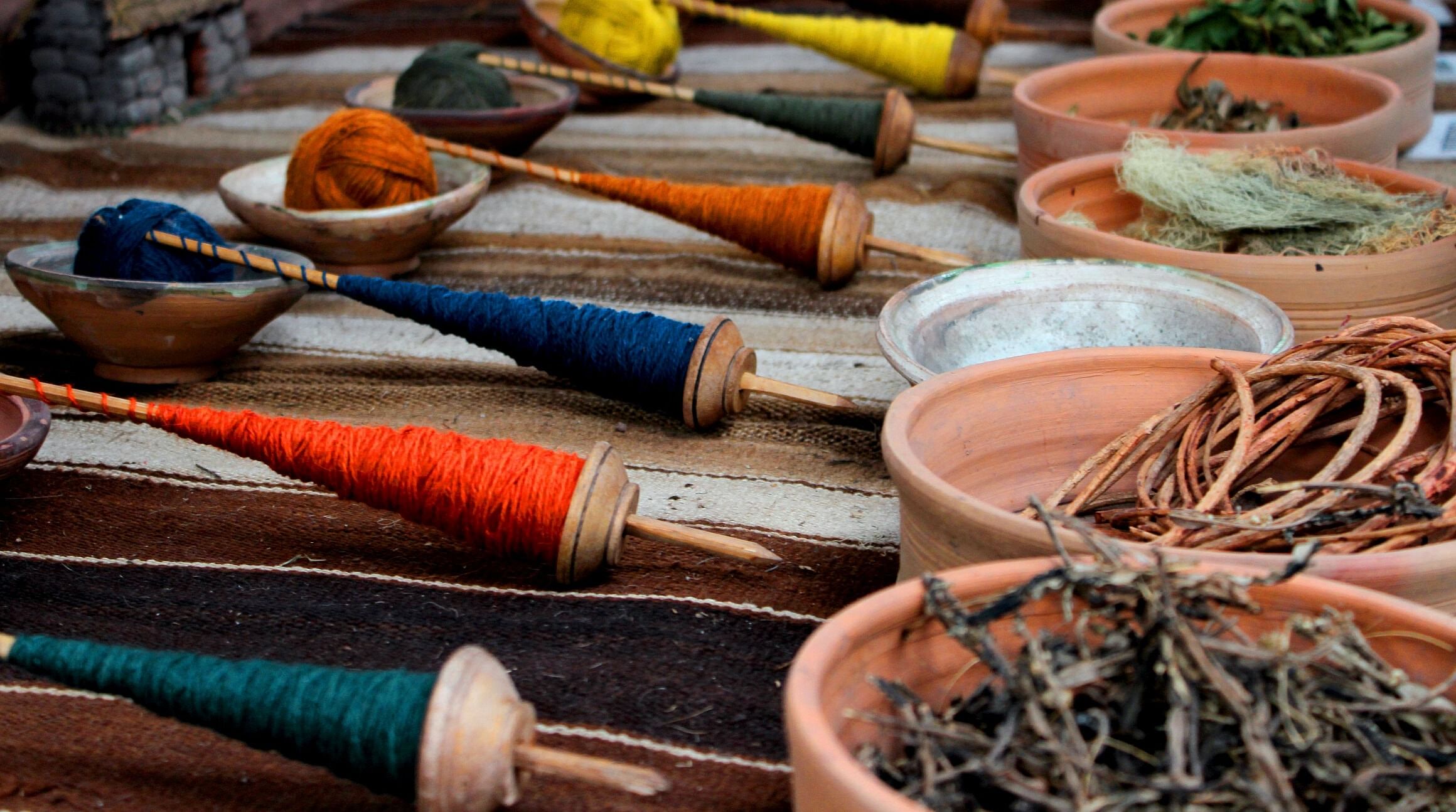 dyed threads 