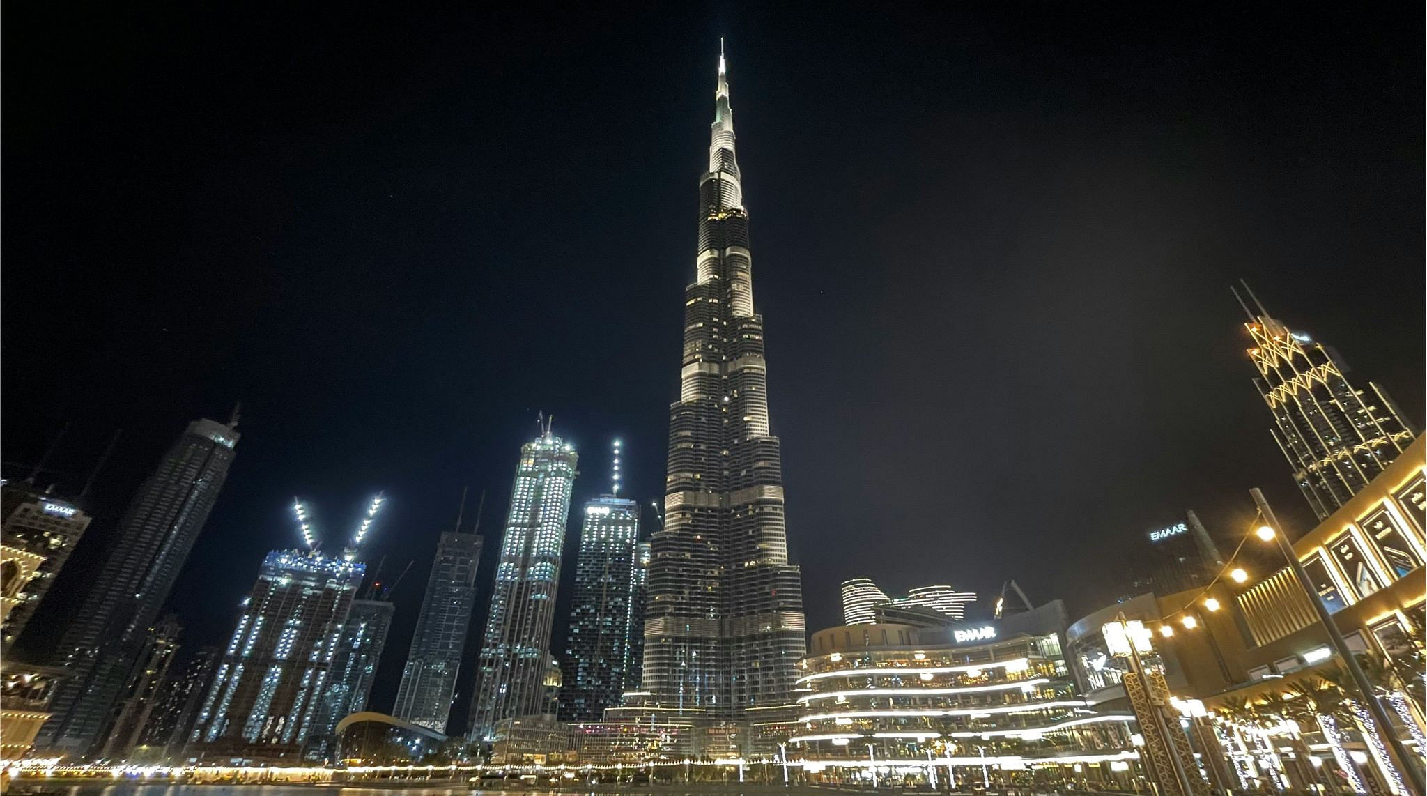 Burj Khalifa night view