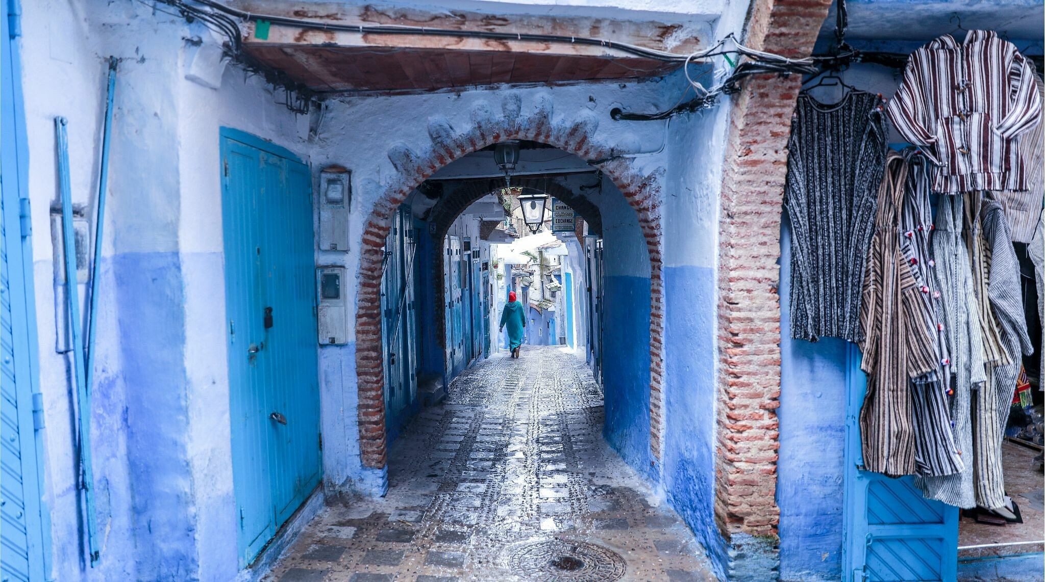 Ruas de Chefchaouen, Marrocos