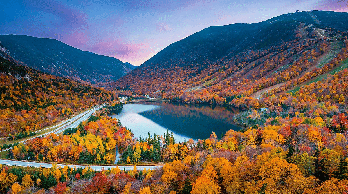 White Mountains, New Hampshire, in fall