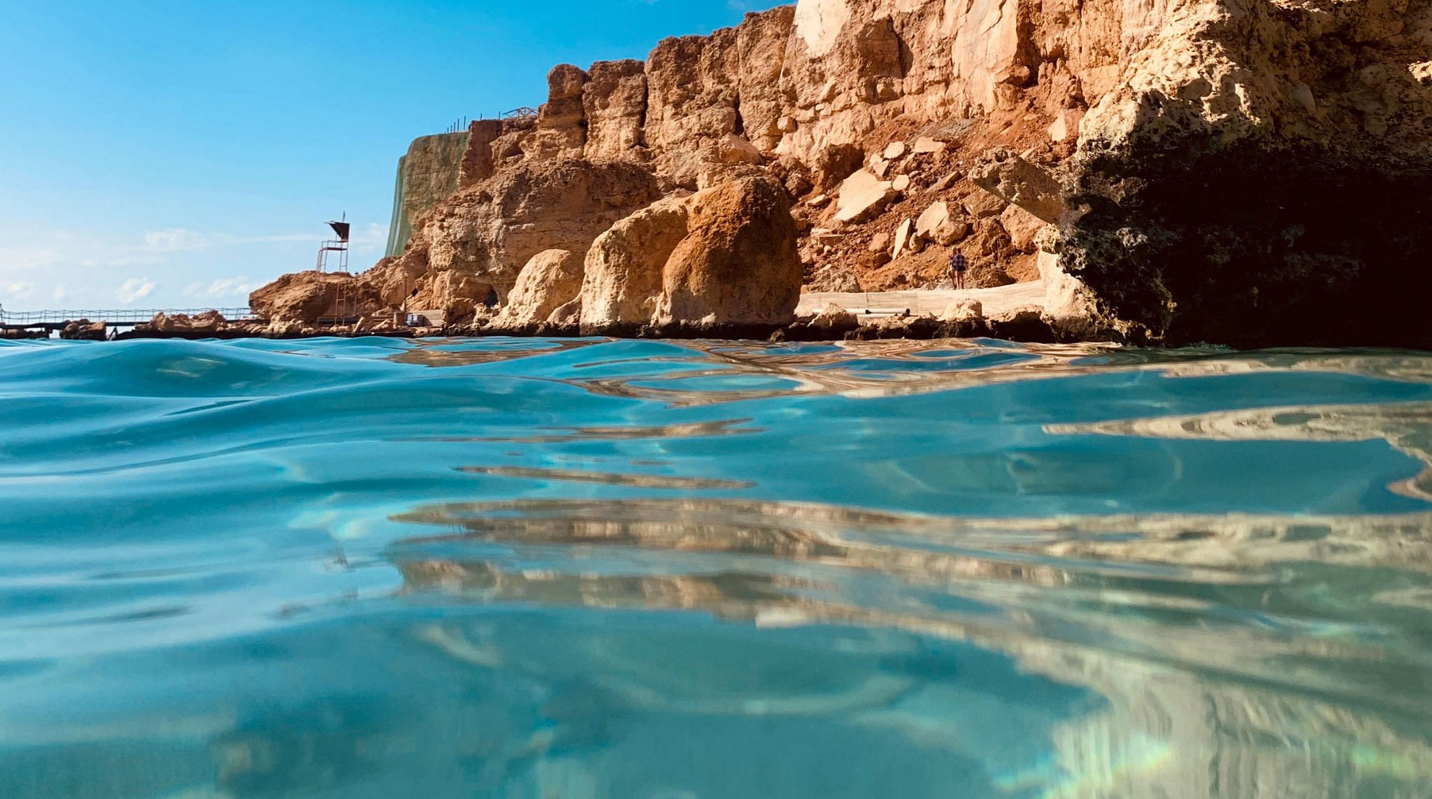 Shark Bay in Sharm El Sheikh, Egypt