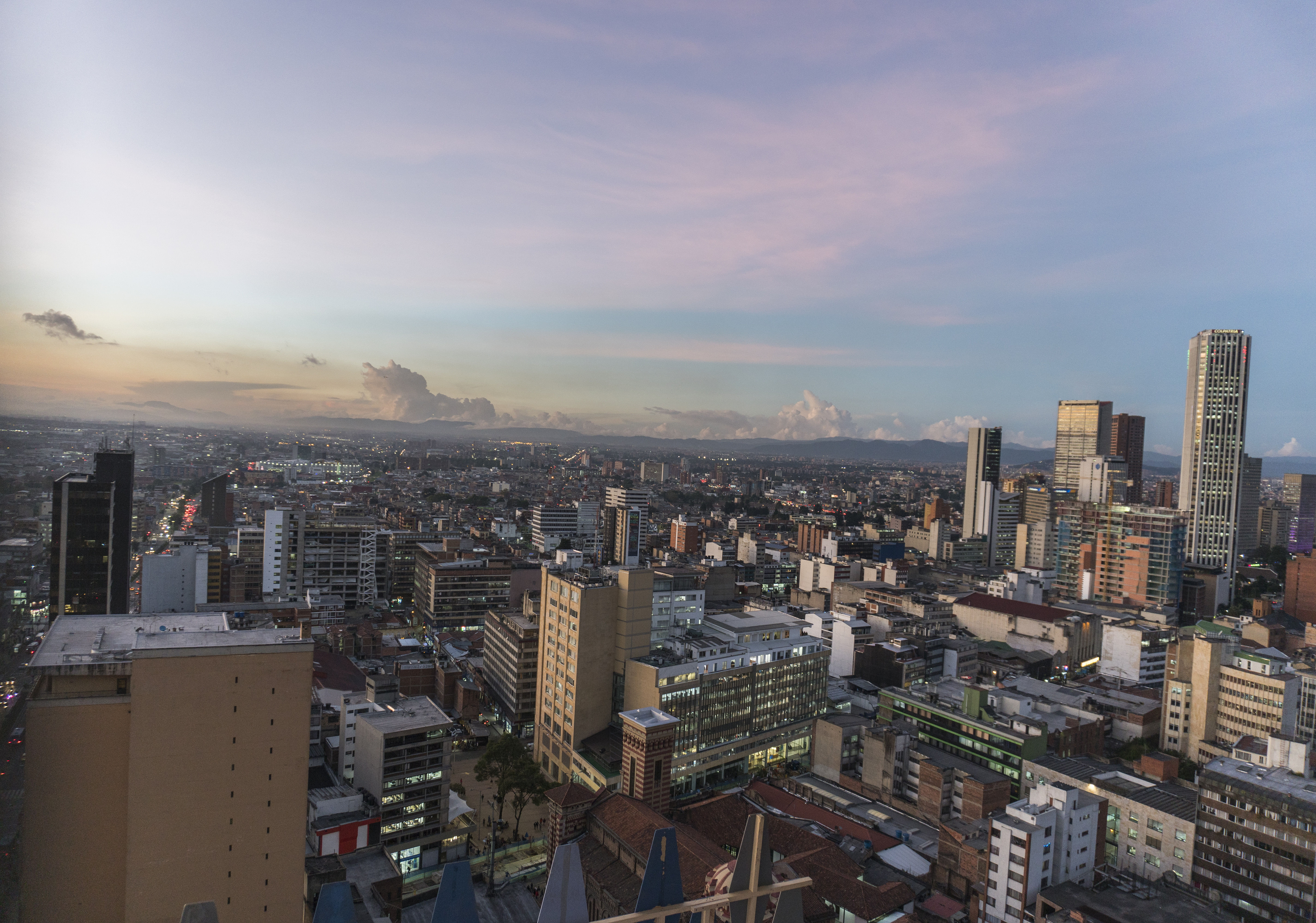 Atardecer en Bogotá