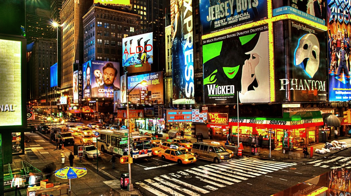 Broadway theater district, New York City