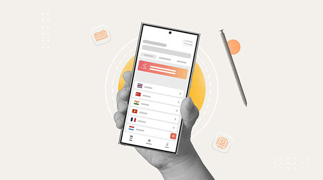 Samsung Gama Alta: Compatibilidad con eSIM para Viajeros