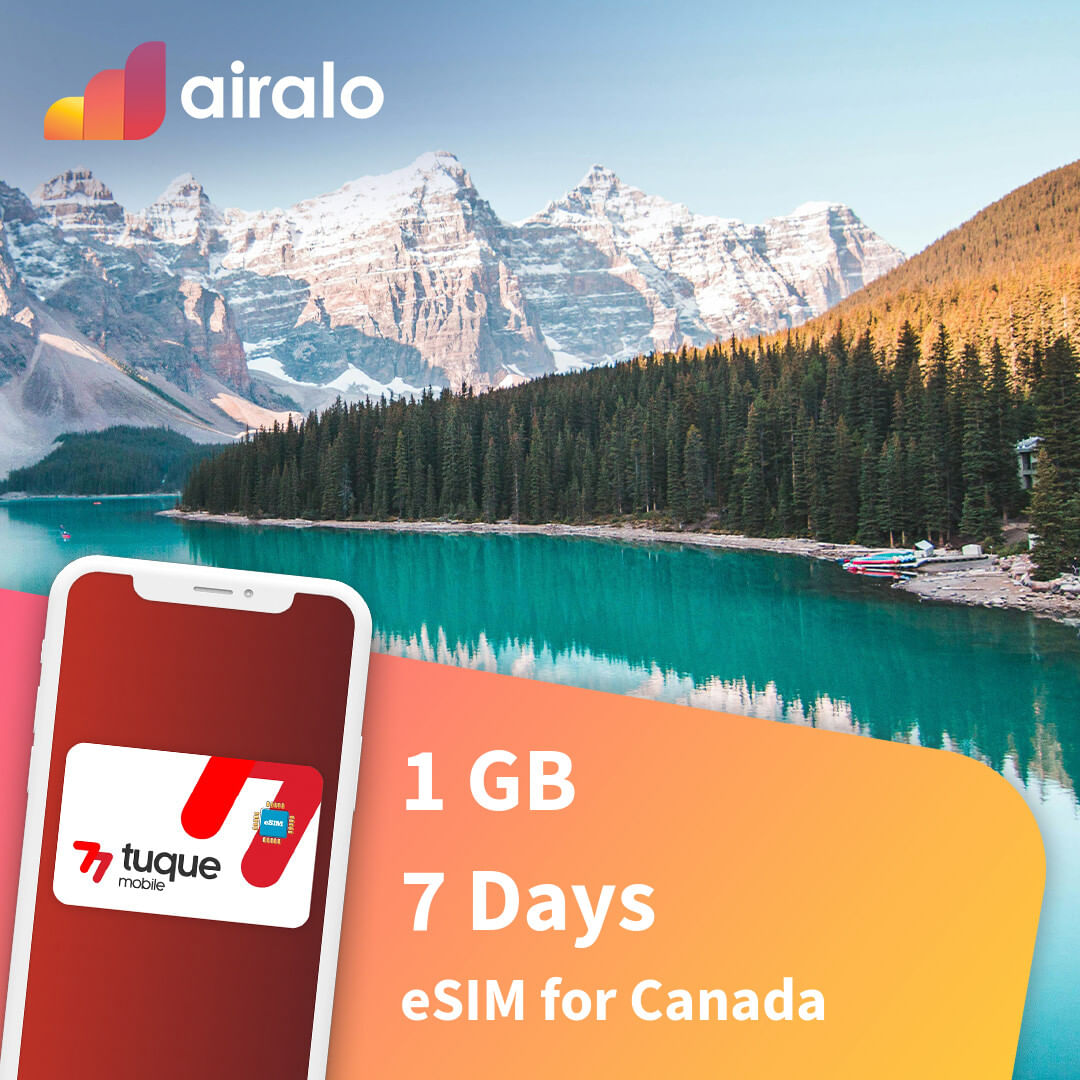1 GB Canada travel eSIM valid for 7 days