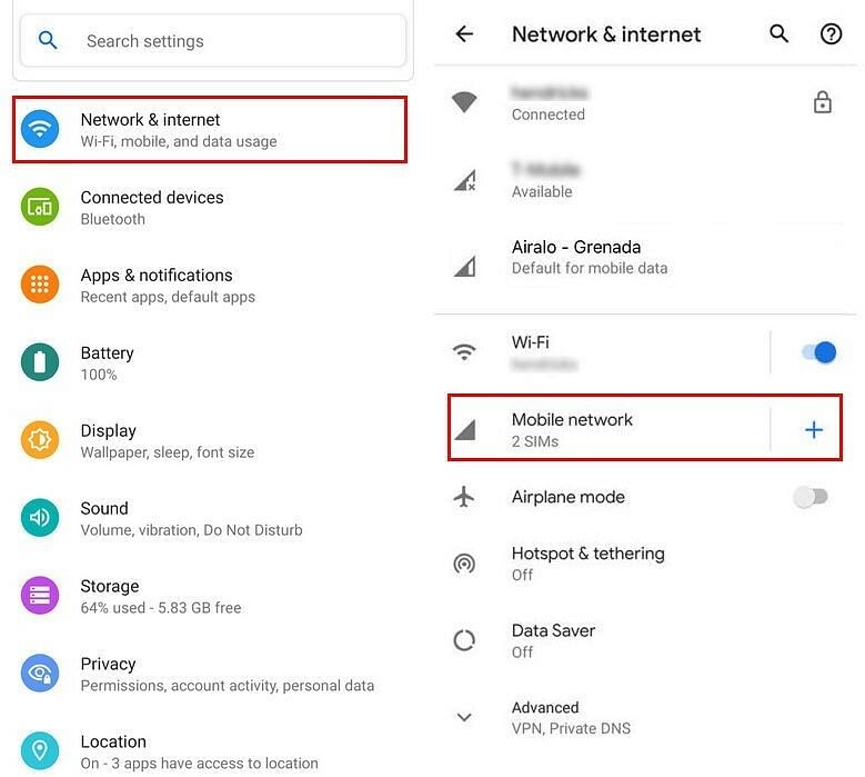 eSIM activation Android
