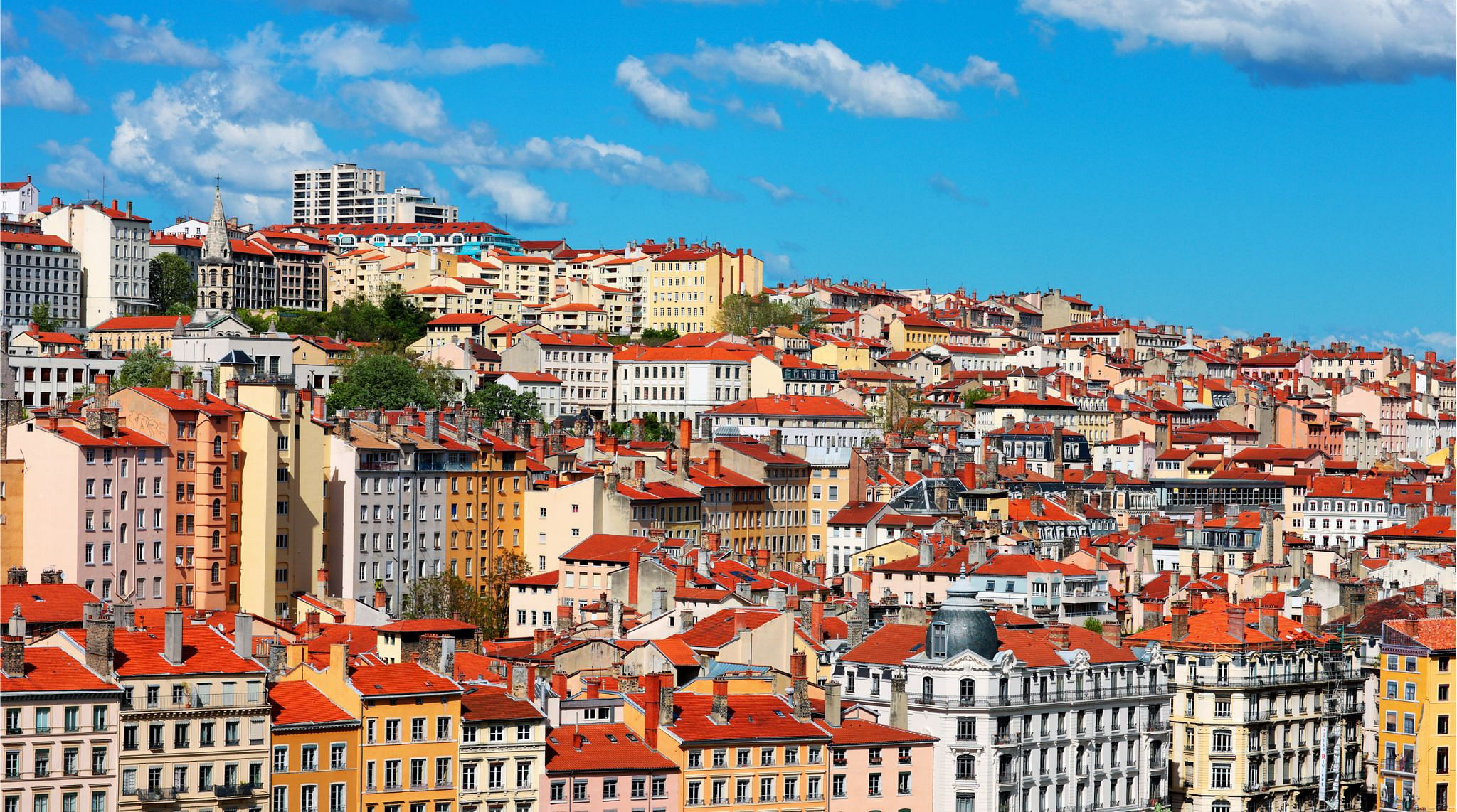 Lyon city in France