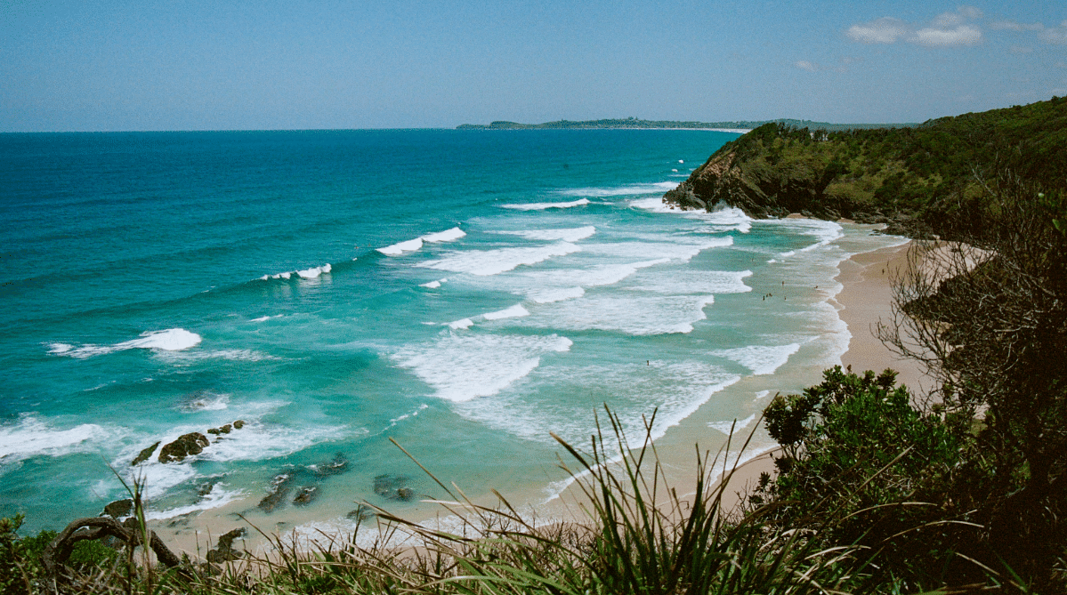 Beach in Byron Bay, Australia
