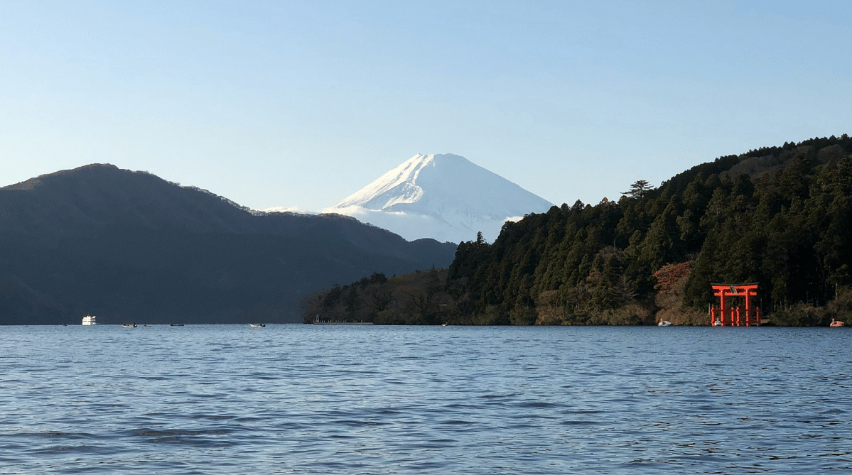 View of Mount Fuji from Hakone, Japan