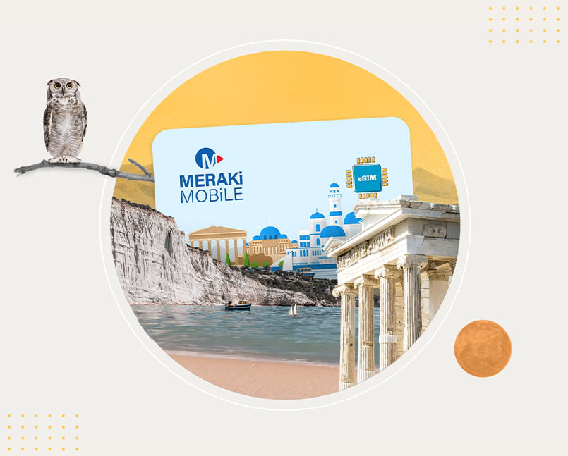 الشريحة الإلكترونية (eSIM) في اليونان: ابق على تواصل مع Airalo