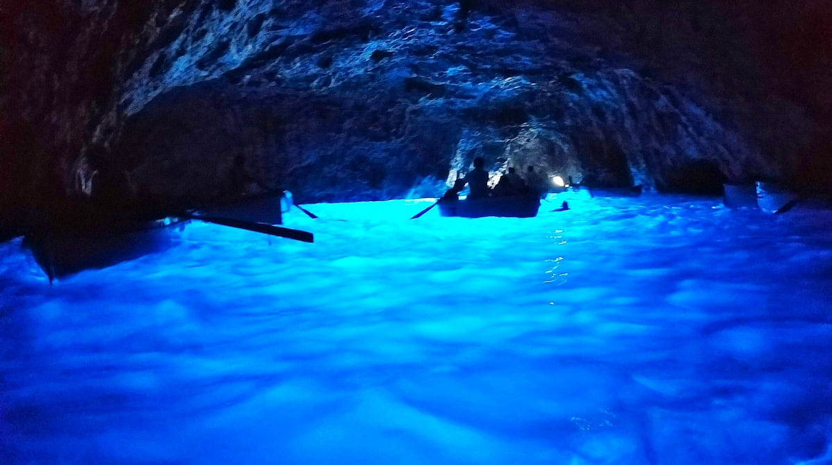 青の洞窟　カプリ島　イタリア