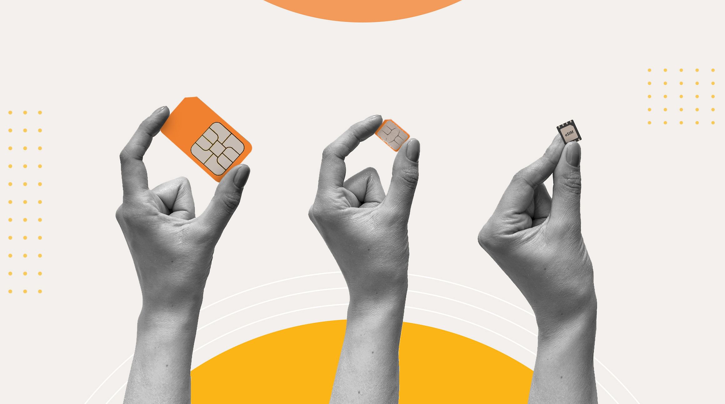 Sim vs. Nano SIM vs. eSIM: qual é a diferença?