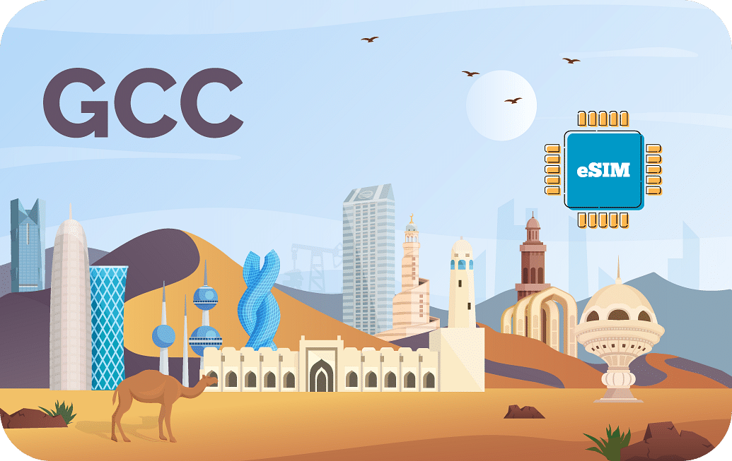 eSIM GCC para viajes y negocios